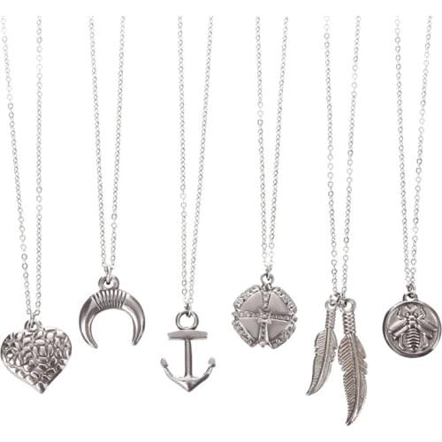 Hupo.hutu Silver Chokers