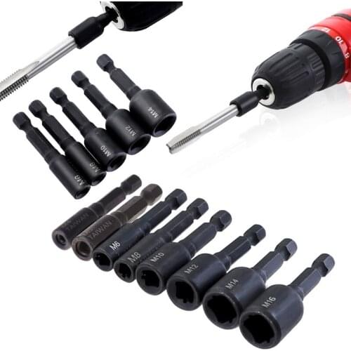 Tap Socket Collet Wrench M4-16 Machine Die Socket Adapter Hex Shank Square Driver Thread Screw Tapping Chuck for machine