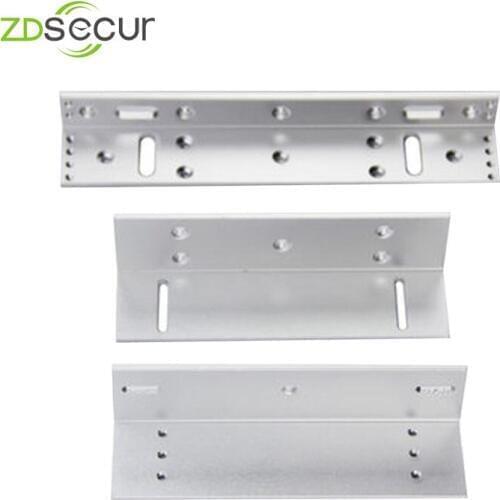 Magnetic Door Lock Support ZL Shaped Metal Bracket for 280KG Lock ZDZL01