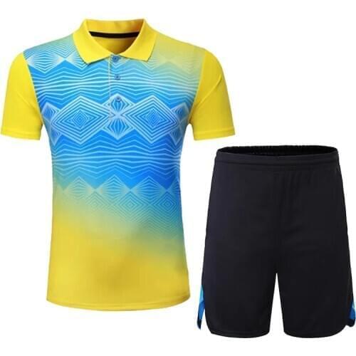 Men Women Tennis Jersey Breathable Tenis Mujer Clothes Men Table Tennis Shirt Badminton Clothing Golf Shirts shorts Sports Wear