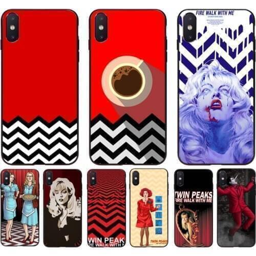 FHNBLJ Twin Peaks Fire Walk With Me Cute Phone Case for iphone 11 12 mini Pro Max X XS MAX 6 6s 7 8 plus 5 5S 5SE XR SE2020