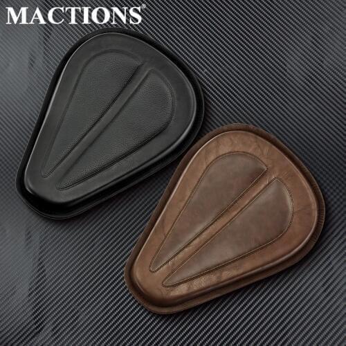 Motorcycle Solo Large Seat Pu Leather Black Brown For Harley Sportster 48 72 883 1200 XL 2004 06 07 08 09 10-2013 2014 2015 2016