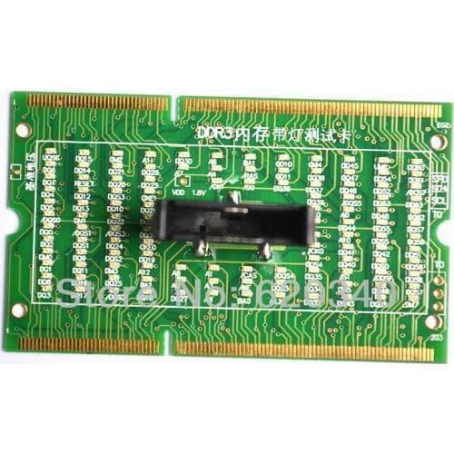 Freeshipping New Notebook memory DDR3 Diagnostic tool Lighted tester Dummy load Notebook motherboard fault diagnosis