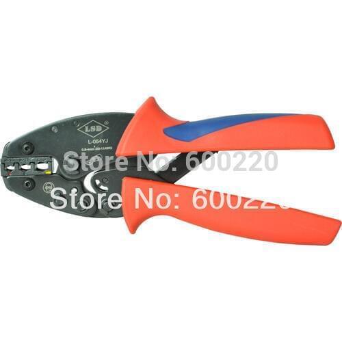 Crimp tool L-054YJ for non-insulated plug terminals 0.5-6mm2,hand crimper