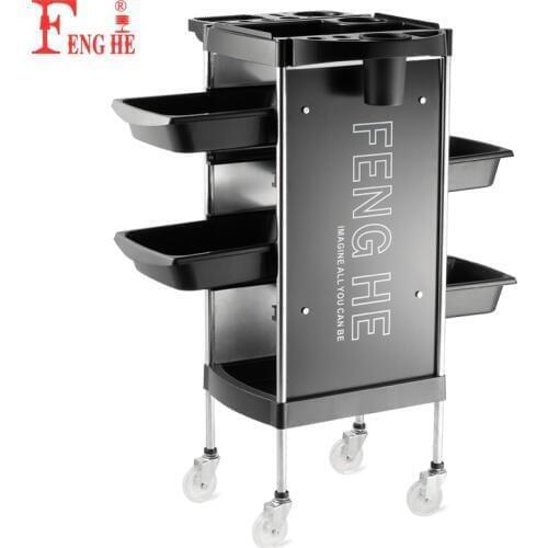 Hairdressing trolley hair salon tool car multifunctional 6-storey storage bar car barber shop oil scalding tool car