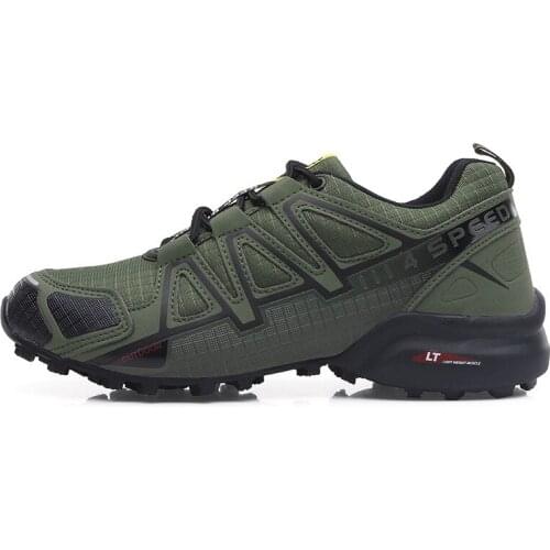 Hiking Shoes Mens Shoes 2021 New Large Outdoor Non-slip Shock Absorption Sports Breathable Hiking Strong Grip Football Shoes