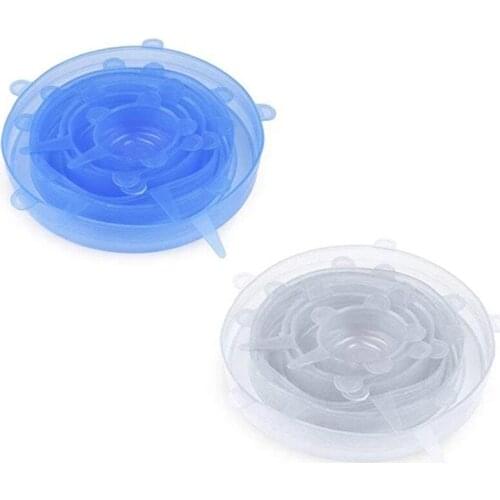 Durable Food Storage Silicone Covers for Bowl 6 Sizes to Meet Most Containers Safe in Dishwasher and Freezer Kitchen