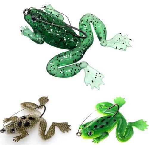 Fishing Lure Frog Bait Lures Fishing Hook Silicone Carp Wobblers Soft Fishing Lure 2019 For Fishing Jig New Bait Everything D1I5