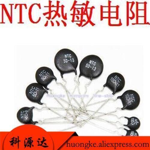 25pcs Thermistor Resistor NTC 5D-9 3D-9 33D-9 5D-7 5D-5 5D-11 10D-9 10D-11 8D-7 10D-5 3D-7 8D-11 20D-9 50D-9