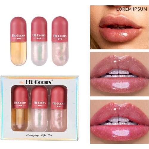 Moisturizing Plumping Lip Gloss Lip Plumper Mineral Oil Lip Extreme Volume Essence Nutritious Enhancer Serum Liquid Lipstick
