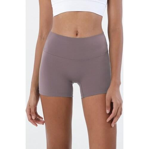 CHRLEISURE Solid Women Shorts Sexy Gym Fitness Mid Waist Push Up Elasticity Solid Color Workout Cycling Shorts Women Summer