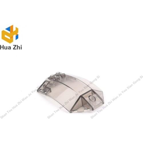4PCS 41751 Windscreen 8 x 6 x 2 Curved Building Blocks Parts MOC DIY Education Build Toys Brick