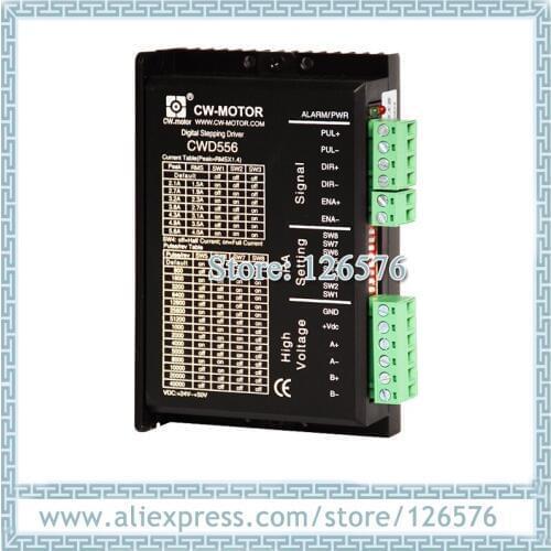 2 phase drive Motor driver CWD556 2.1A-5.6A 20V-50VDC hybrid motor drive 512 Mircrostep 57 86 Stepping Motor Driver
