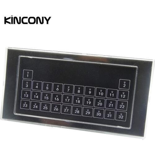Kincony 32 Button Keyboard Wall Self Reset Switch Module Dry Contactor for KC868 Smart Home Automation Control System Controller