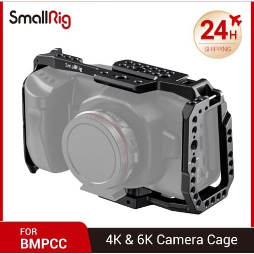 SmallRig BMPCC 4K Camera Cage Full Cage for Blackmagic Design Pocket Cinema Camera 4K & 6K (New Version) 2203B