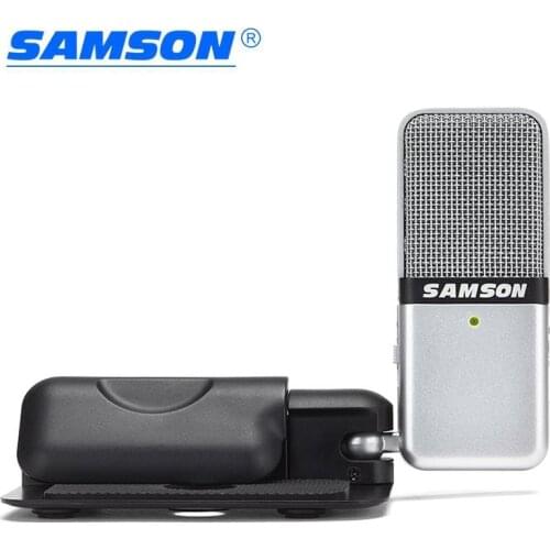 100% Original SAMSON Go Mic Clip Microphone Computer Portable USB Condenser Video Recording Microphone For Laptop Ipad Guitar