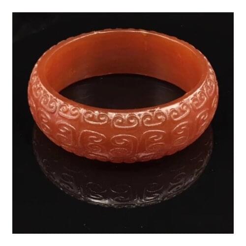 Natural handcarved red agate bangle bracelets for women bangle jade jewelry jadeite bangles jade bracelet ruby