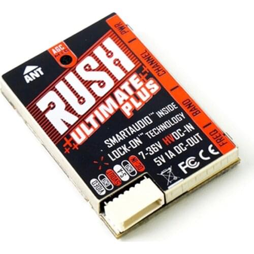 Image Transmission Adds Microphone Support 2-8S 7-36V 800mW FPV Ride Through Machine for RUSH TANK PLUS