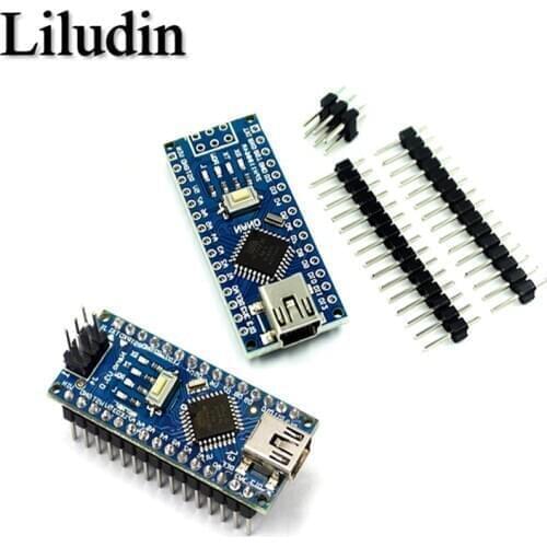 Promotion For arduino Nano 3.0 Atmega328 Controller Compatible Board liludin Module PCB Development Board without USB V3.0