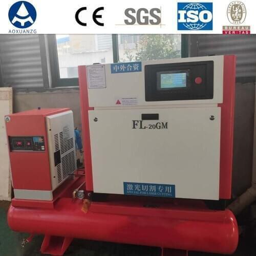 Permanent Magnet Frequency Conversion Rotary Screw Air Compressor 380V/50Hz/3pH