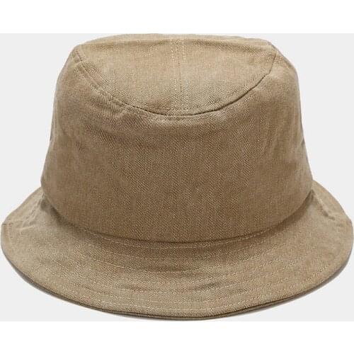 Bucket Hat Women Men Summer Sun Beach Washed Cotton Holiday Accessory For Teenagers
