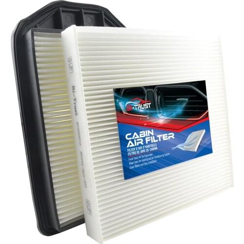Bi-Trust Replacement Engine & Cabin Air Filter Combo Set for Honda CR-V 2.4L 2007-2009