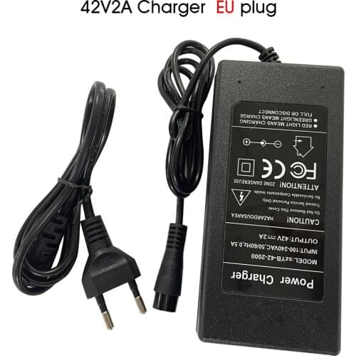 BOTIN 42V 2A Charger 36V Electric Scooter Lithium Battery Charger Replenisher Loaders Chargers E Bike Charger EU US UK Plug