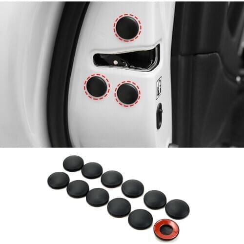 12pcs/Lot Car Door Lock Screw Protector Cover For Great Wall HAVAL WEY / BYD / Lifan / Chery / Geely / Roewe / Peugeot