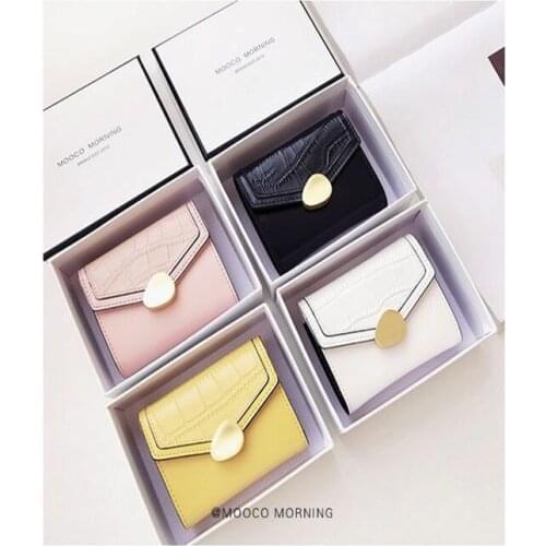 Genuine Leather Womens wallet 2022 Women short Purse Clutches Money Wallets Handbag Handy Passport cover wallet card holder