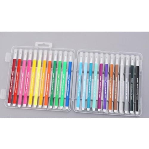 12/18/24/36 Color Watercolor Brush Pens Washable Vibrant Assorted Colors Fine Tip Art Markers Set for Coloring Drawing Sketching