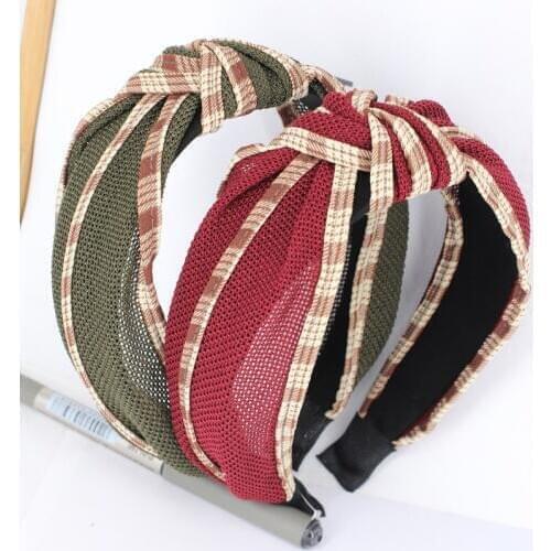 2018 new summer fashion knotted hairband women girls scrunchy hair head hoop band accessories for girls hair headdress hairbands