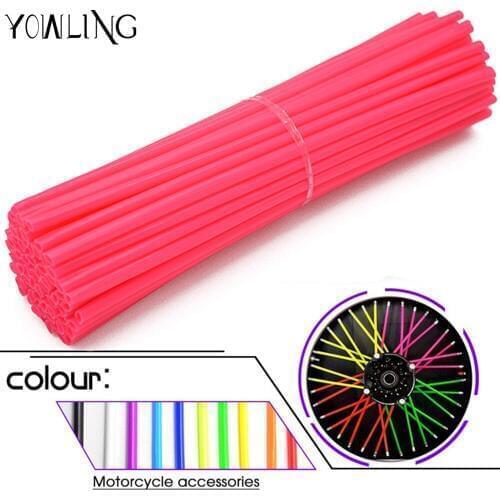 36Pcs/Lot Universal wheel spoke spoke skins Cover Wheel Rim Spoke Wraps for Honda CRF250R CRF450R CRF 250R 450R TMAX 530 XMAX200