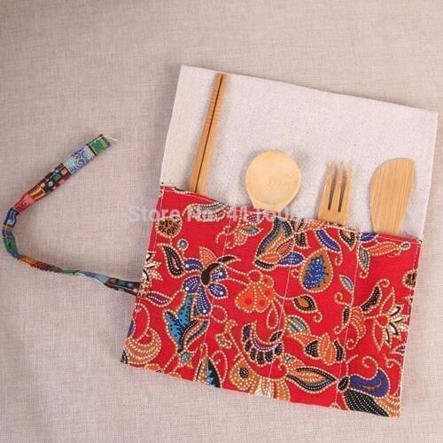 50set Japanese Style Natural Bamboo Tableware Travel Dinnerware Set Scoop For Sushi Rice Wedding Favor Gift