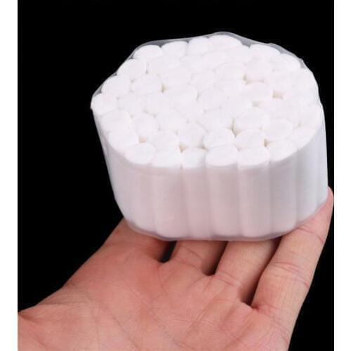 50pcs/lot Absorbent Medical High Absorbent Cotton Fibers Soft Rolls Disposable Dental Cotton Rolls Dentist Supplies 10*38mm
