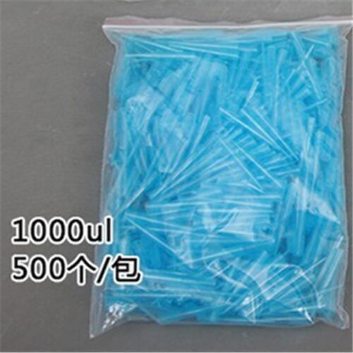 500pcs/lot 1000ul disposable plastic pipette tips for Lichen Adjustable Micropipette Pipette