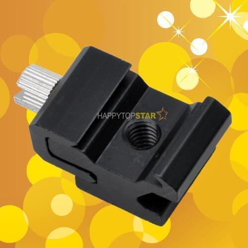 Photo Flash Adapter Hot Shoe Mount With 1/4 Bracket Thread Bracket Screw Mount Head for Photo Studio Accessories Free Shipping