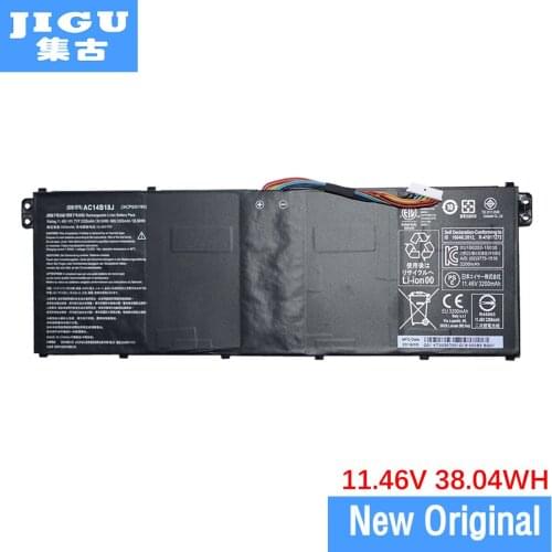 JIGU Original AC14B18J AC14B13J Laptop Battery For Acer Aspire ES1-511 ES1-512 V3 11 CB3-111 MP 512 CB5-311 V3-111 V3-111P
