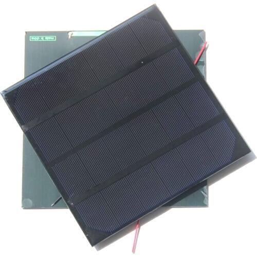 BUHESHUI 6V 4.5W Epoxy Solar Panel Photovoltaic Monocrystalline Solar Cell Sun Power Energy Module DIY Solar System 165*165MM