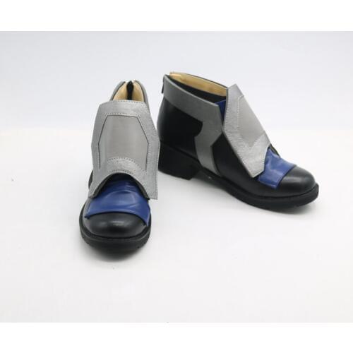OW Ana Amari Blue Cosplay Shoes Boots Halloween Carnival Cosplay Costume Accessories