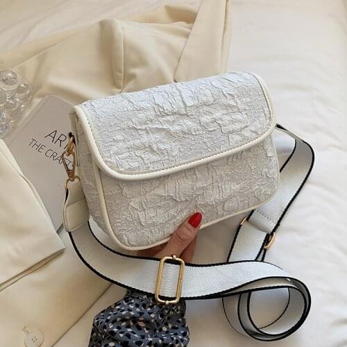 Small Cloth Handbags for Women 2021 Summer Designer Luxury Shopper Female Fashion Flap Crossbody Shoulder Bags