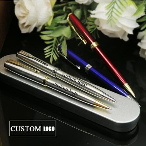 STOHOLEE Metal Ball Pen And Refill 0.7 mm Women Roller Ballpoint Pens Same As Parker Quality Stationery Office Supplier