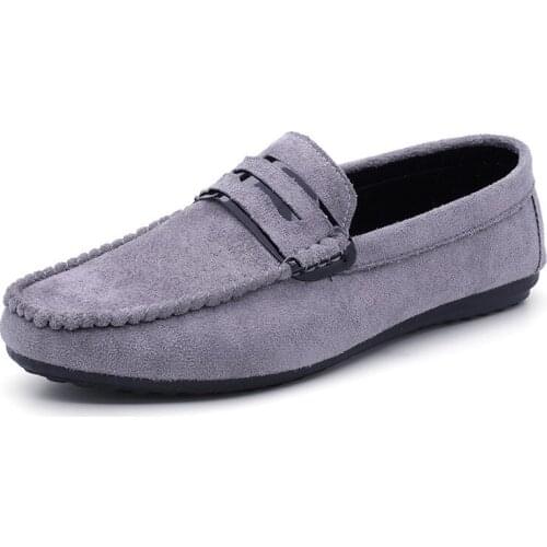 2021 Early Autumn New British Style Retro Mens Leather Casual Shoes Breathable Solid Colors Shallow Loafers Wear-resisting