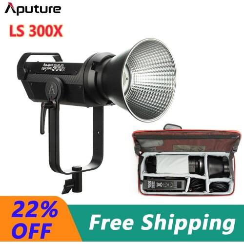 Aputure LS C120D II COB Light DMX Control Professional Photo Film Light Studio Continuous Lighting 5 Effects V-Mount