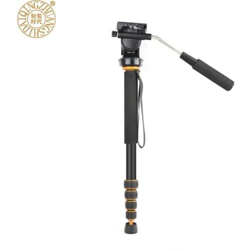 QZSD-Q188 Travel Monopod,Video Monopod,Aluminum Professional Portable,With Fluid Head For Canon Nikon Video Camera Camcorder