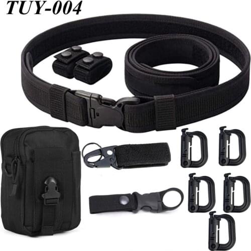 5CM Mens Military Tactical Belt Heavy-Duty Quick-Release Belt Outdoor Sports Cycling Double Thickening Quick Release