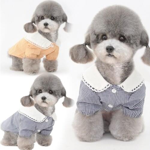 Dog Shirt Summer Pet Costume Apparel Cat Puppy Yorkshire Terrier Clothing Maltese Shih Tzu Pomeranian Poodle Bichon Clothes 2021