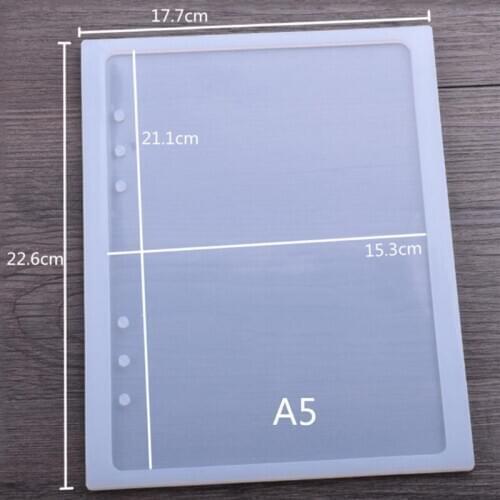 Silicone Mold DIY Crafts Notebook Shaped A5A6A7 Mirror Jewelry Making Book Resin AXYD