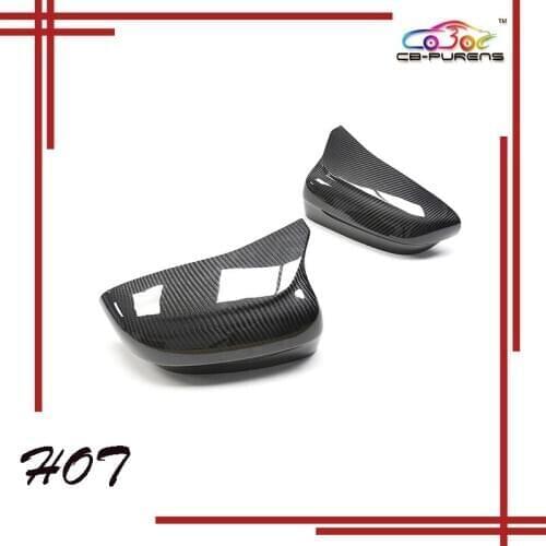 Replacement Type ABS/Carbon Fiber Add on Type Dry Carbon Side Rear View Mirror Cover For-BMW F90 M5 Left Hand Drive 2018-2019