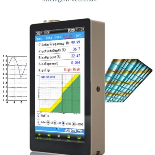 Flicker Spectrometer CCT CRI Lux Spectrum test OHSP350F Portable Spectrometer