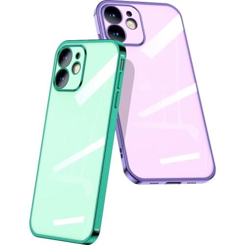 TPU Gel Case Silicone Mobile Phone Case IPhone 12 Mini Iphone 12 Pro Max Iphone 12 Transparent Back Protective Dust-proof Cover